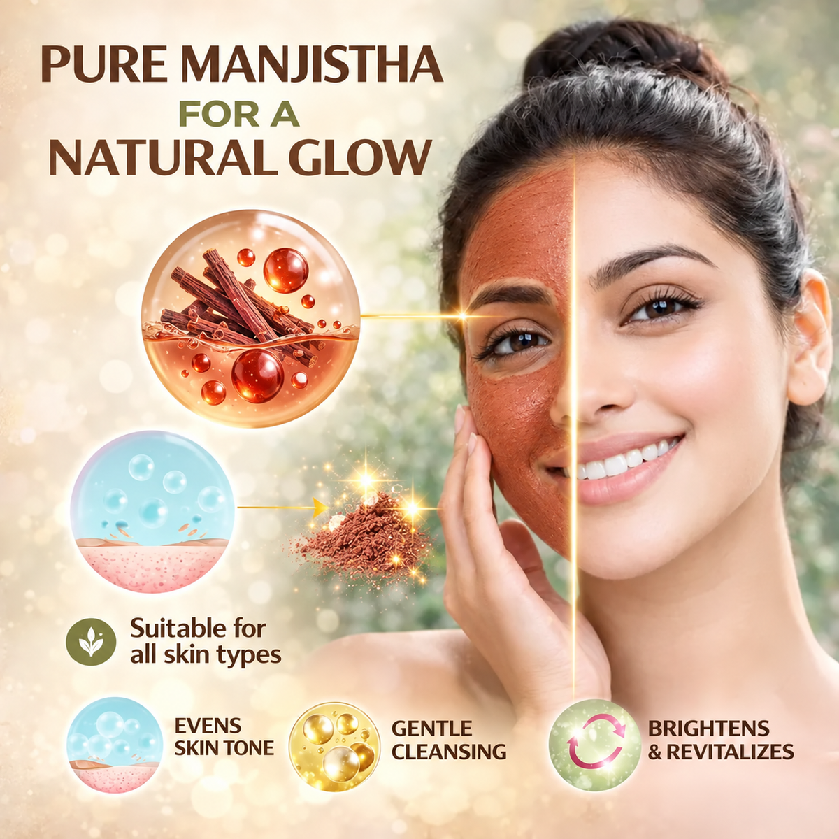 Get Clear, Healthy Skin Naturally in 14 Days with Manjistha Powder